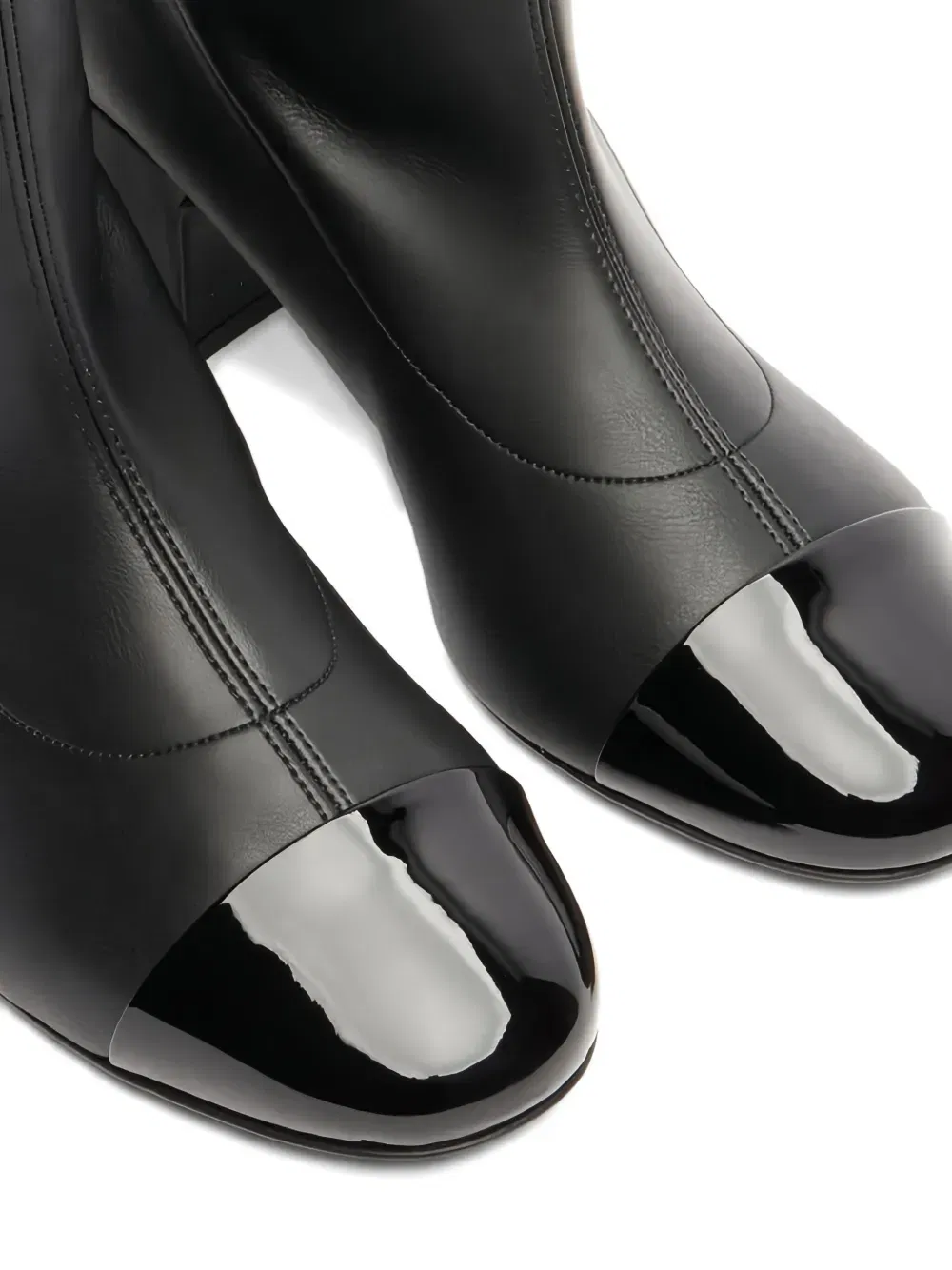 50mm leather knee-high boots