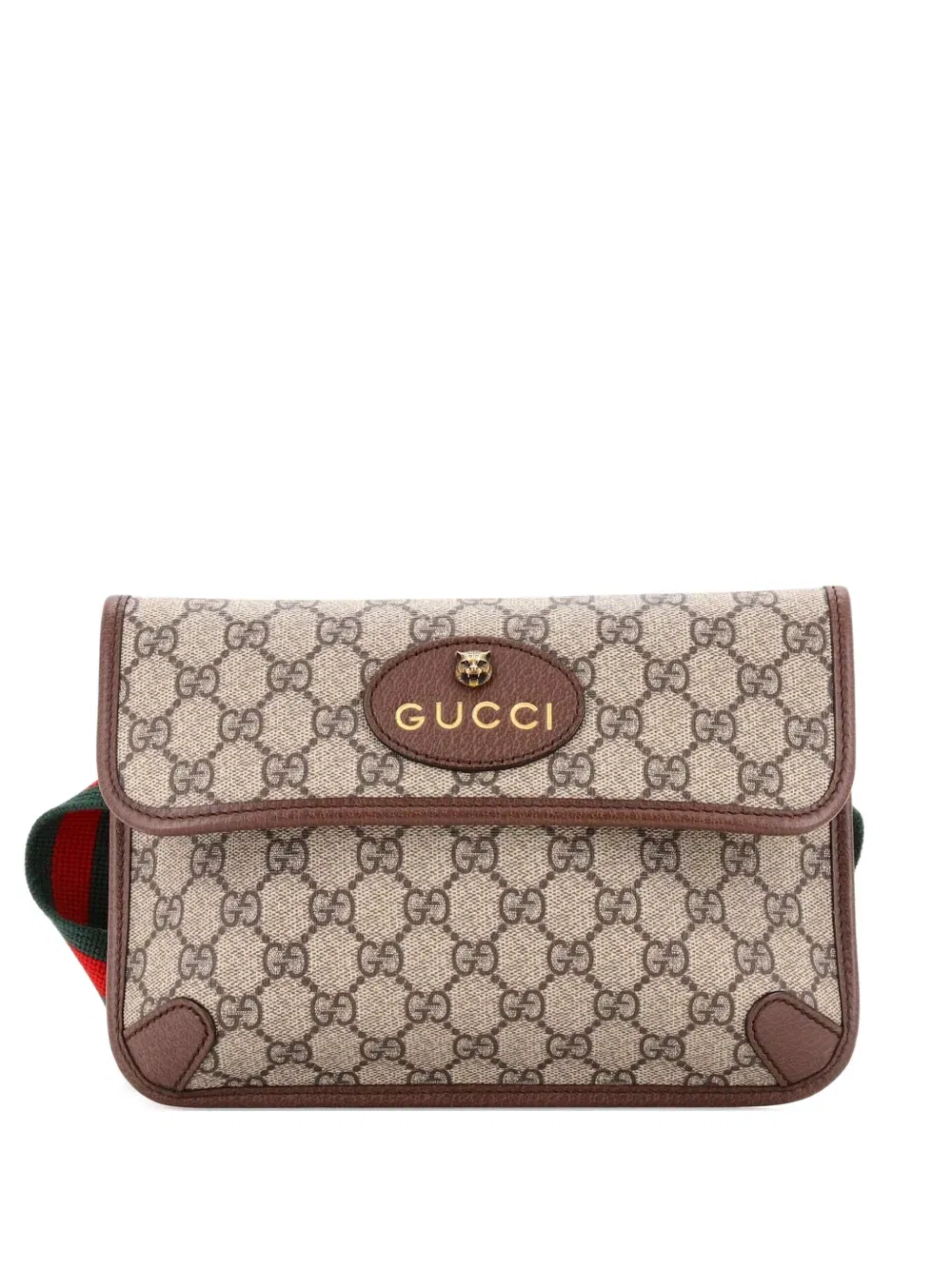 Neo Vintage Flap GG Coated Canvas belt bag