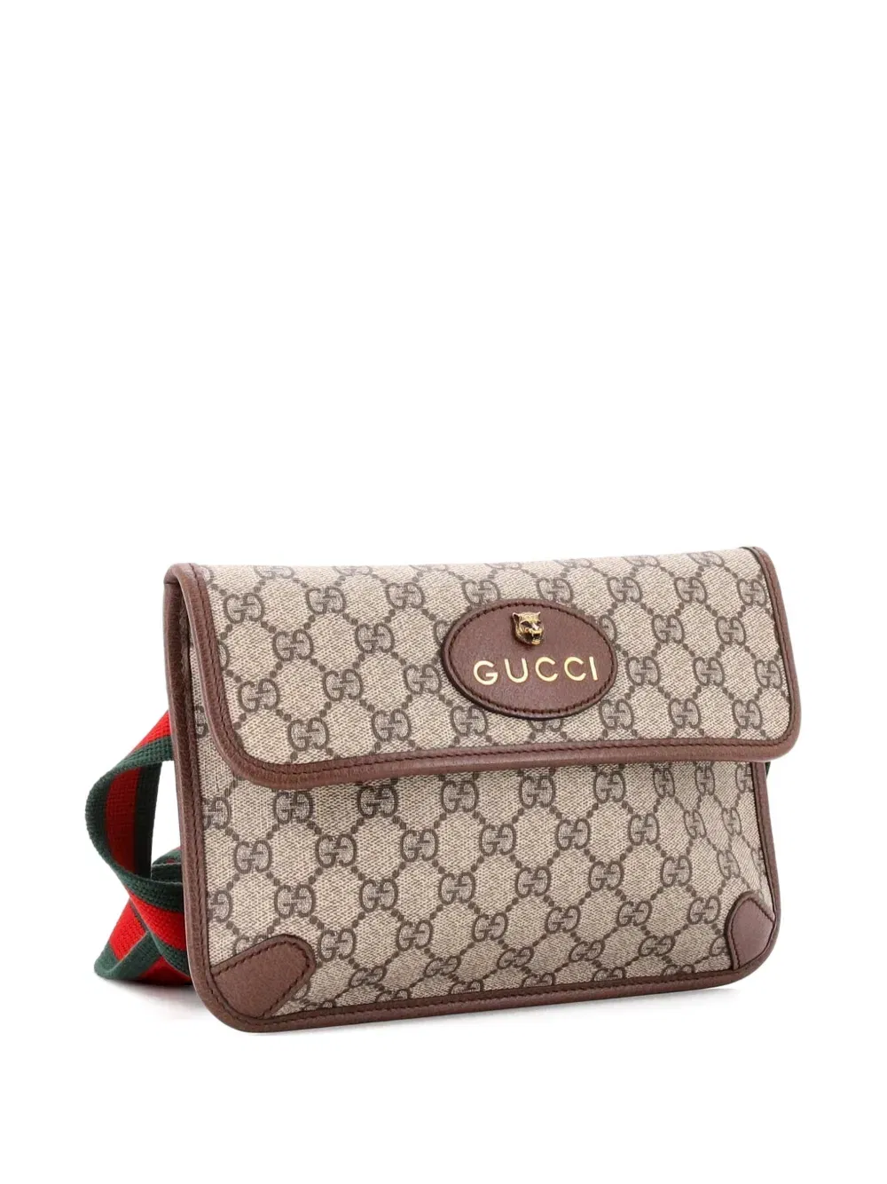 Neo Vintage Flap GG Coated Canvas belt bag