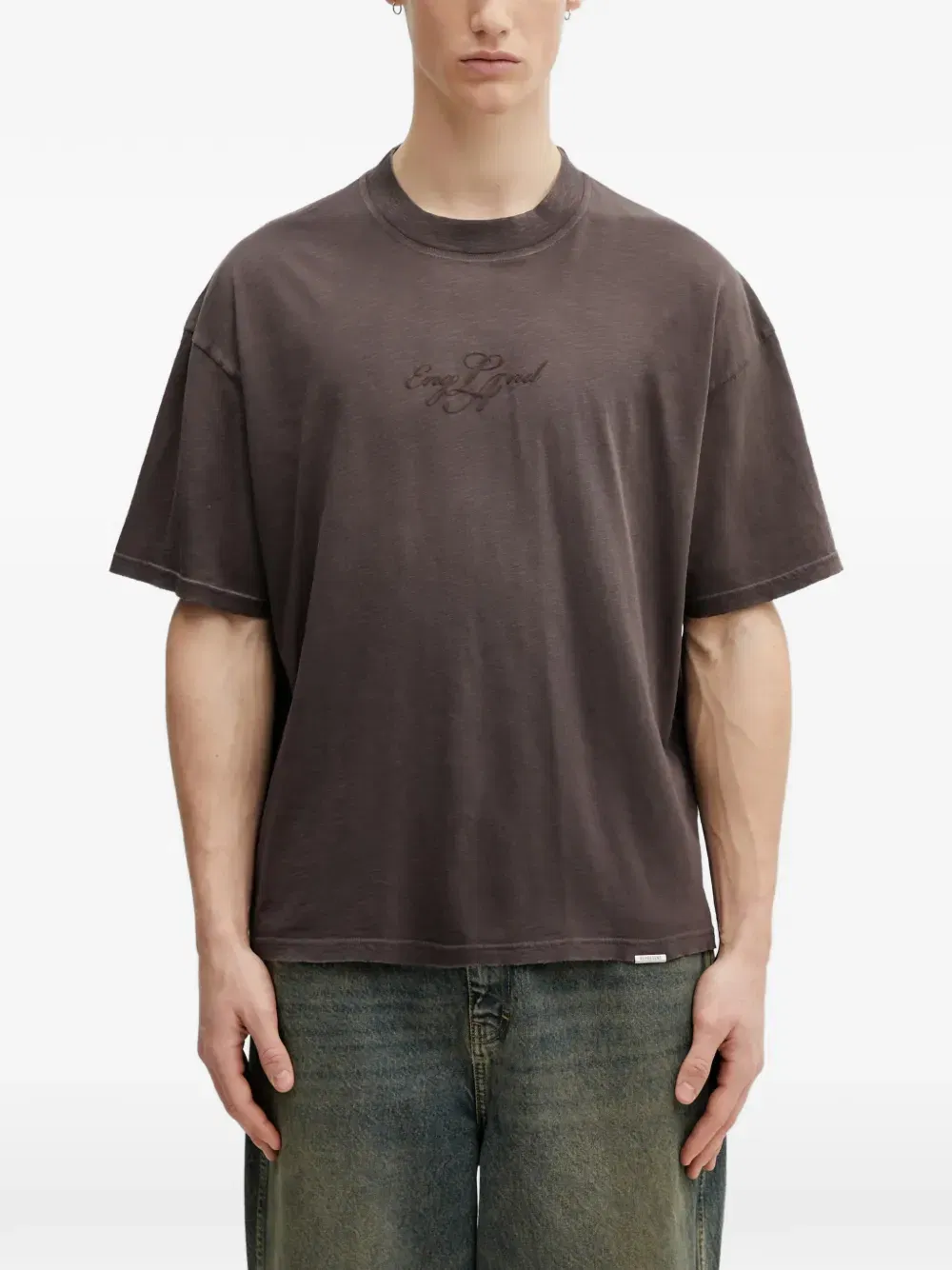 logo-embroidered short-sleeve T-Shirt