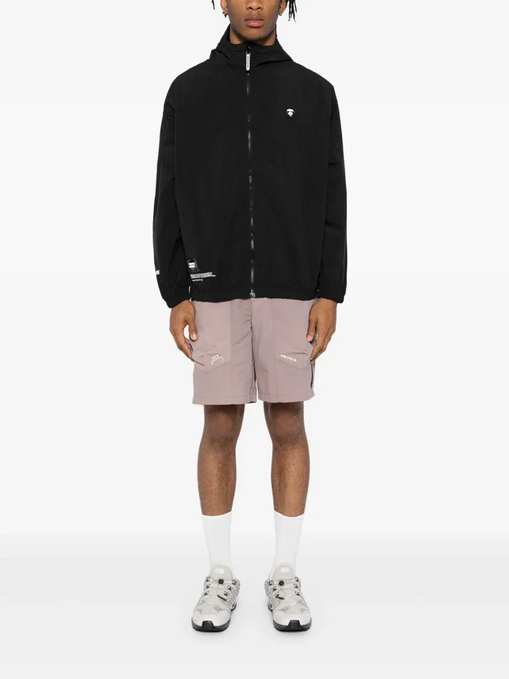 logo hooded jacket