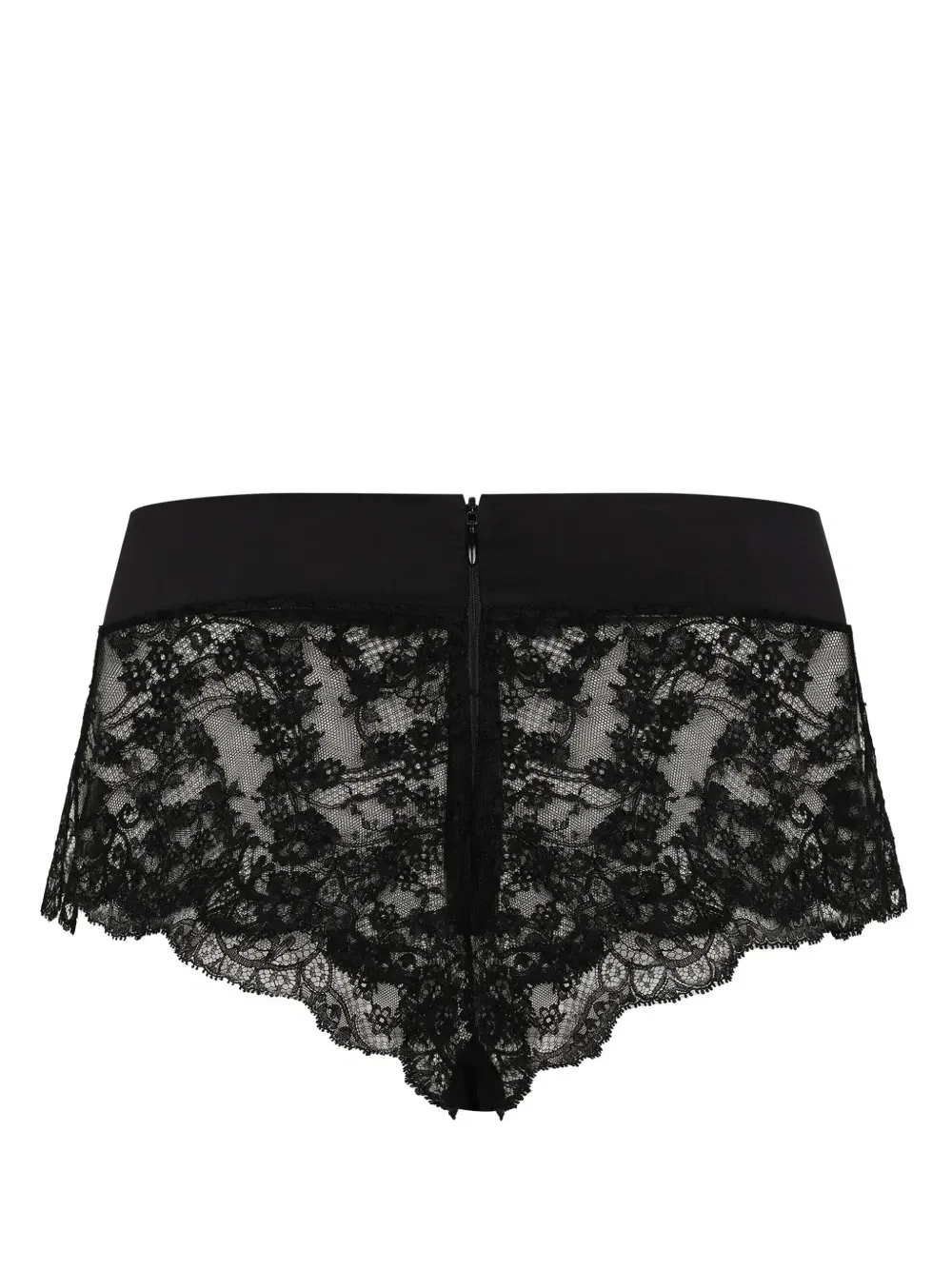 floral-lace briefs