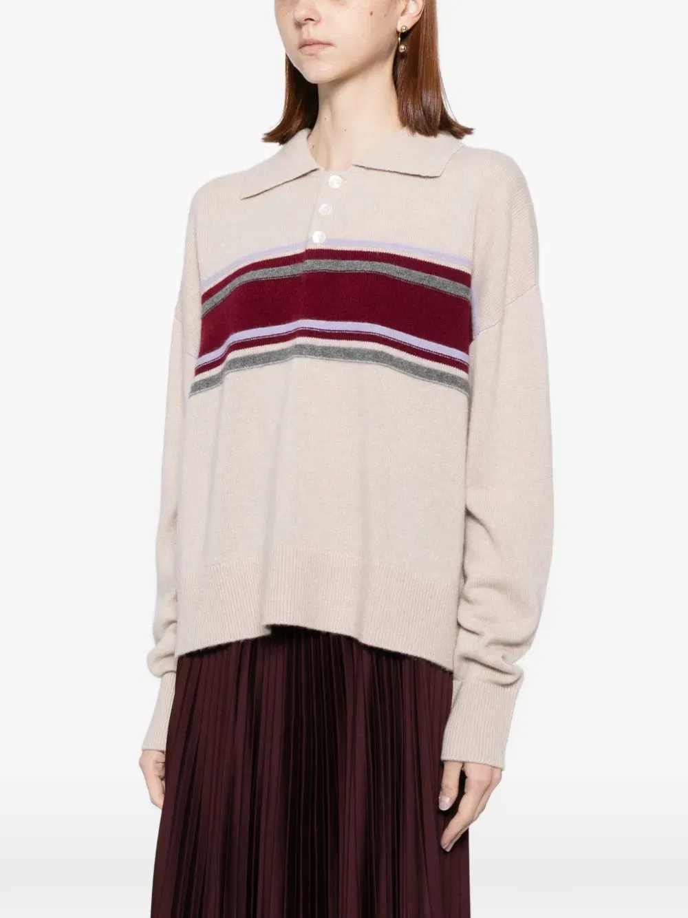 cashmere polo shirt