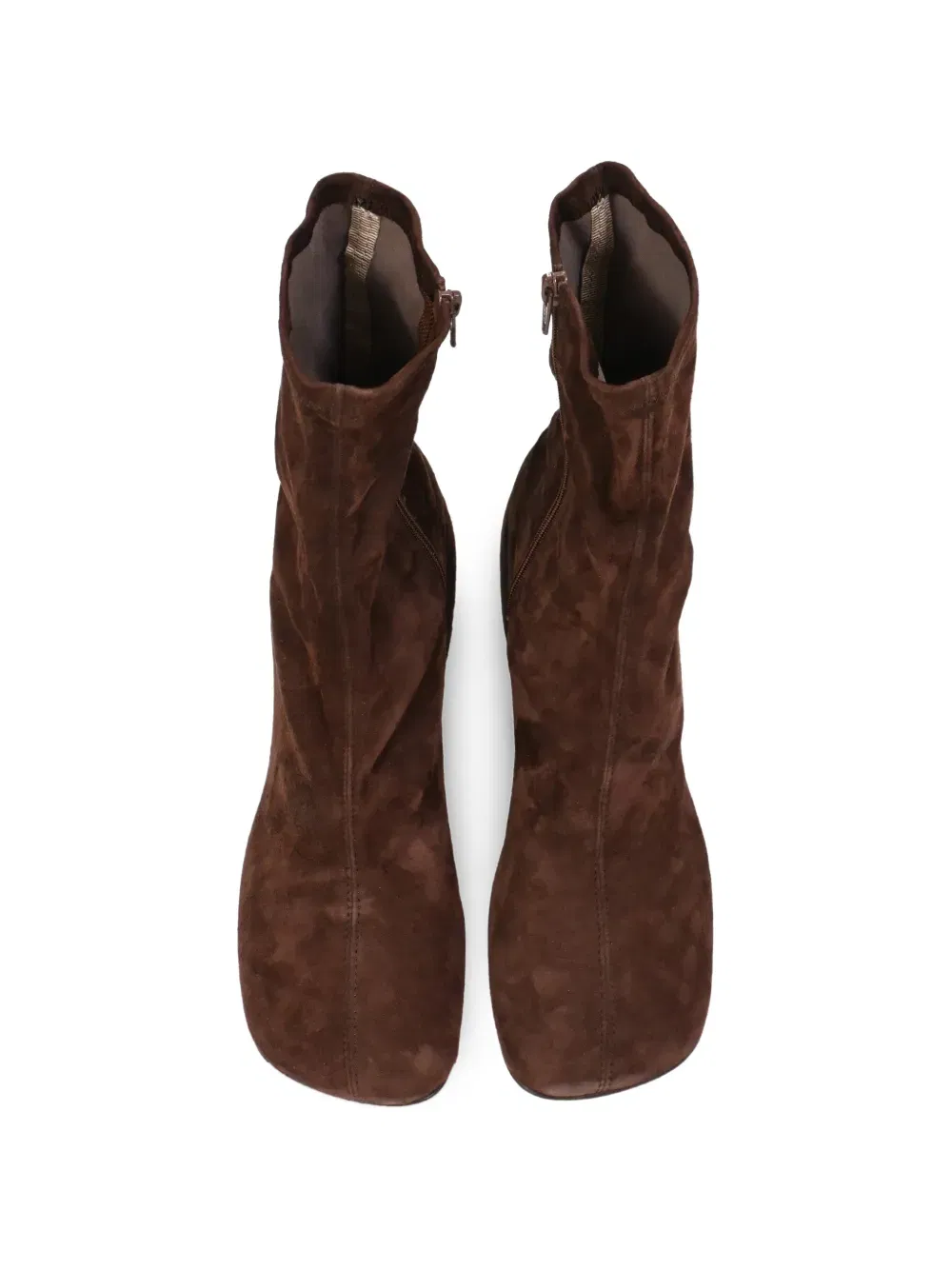square-toe ankle boots
