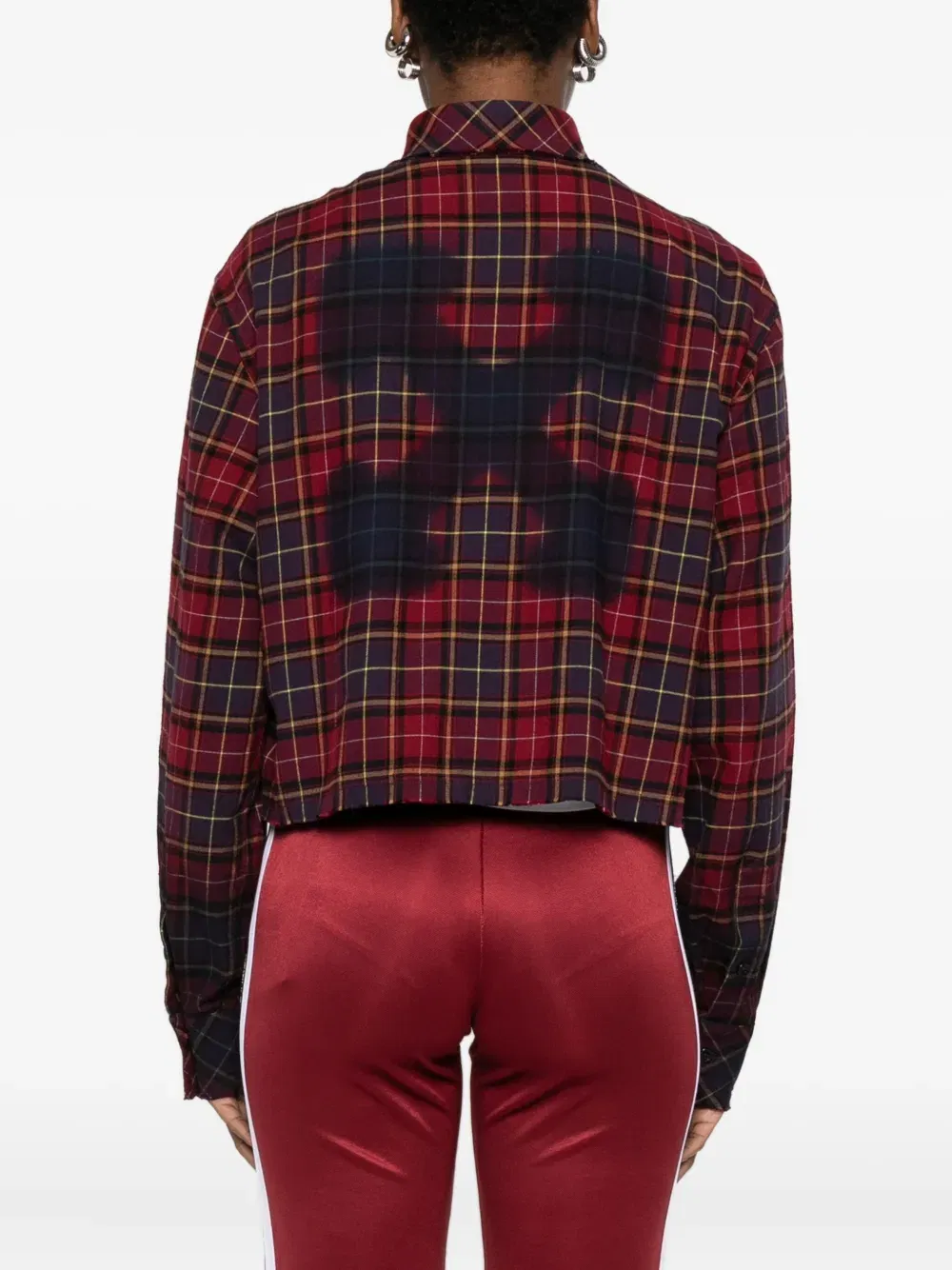 plaid buttoned shirt