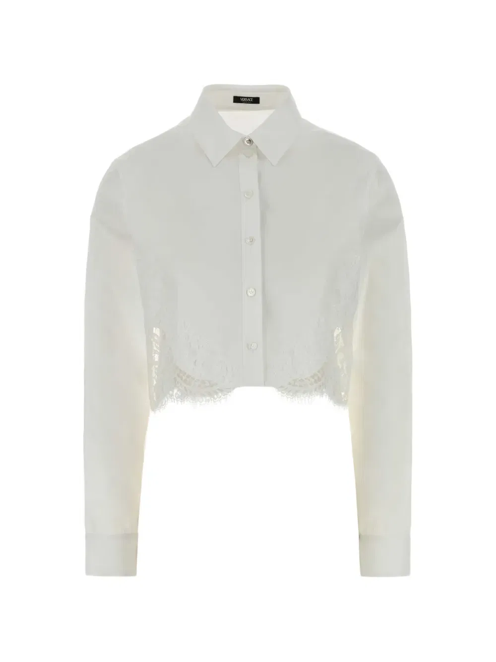 lace poplin shirt