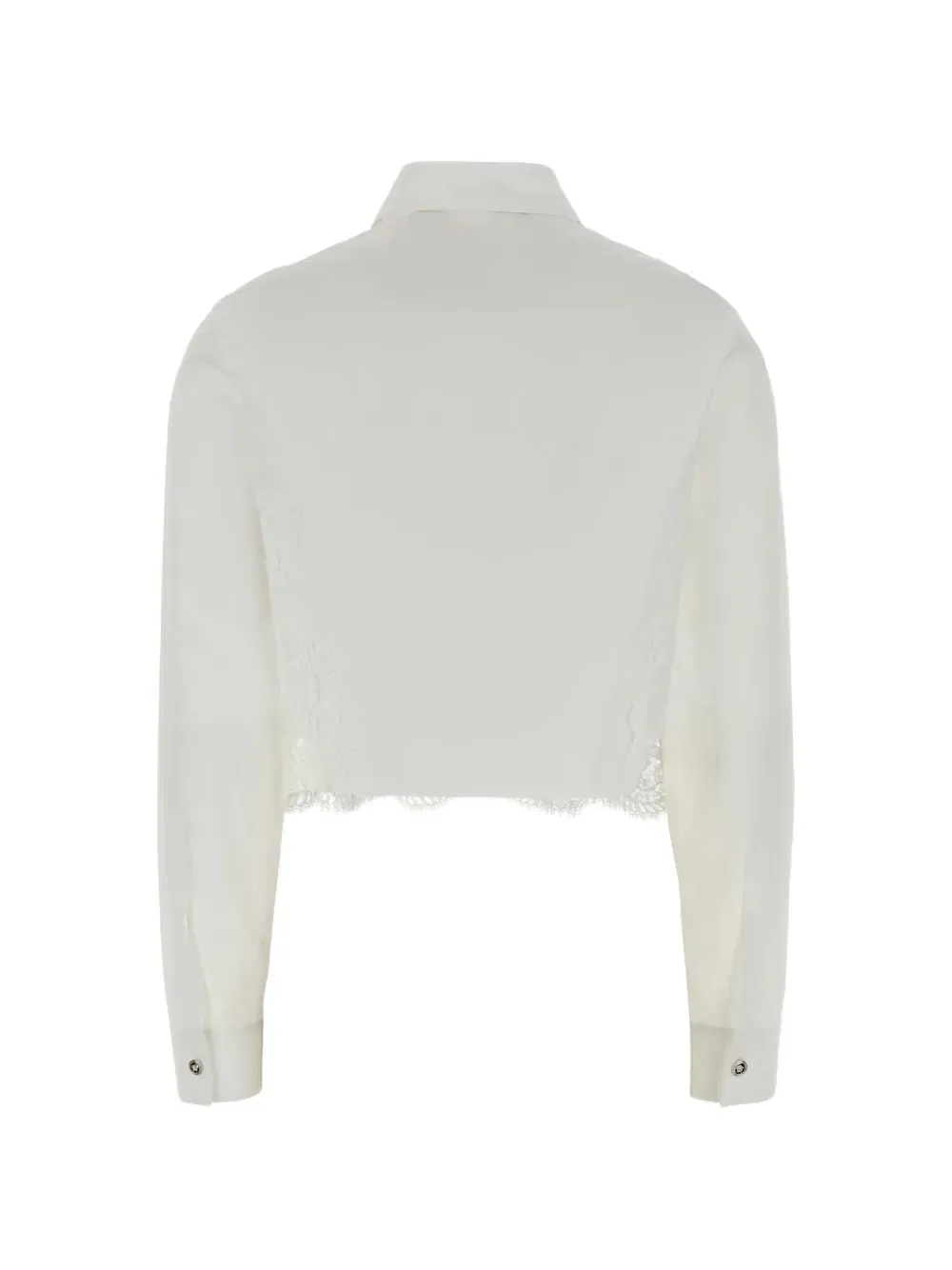 lace poplin shirt