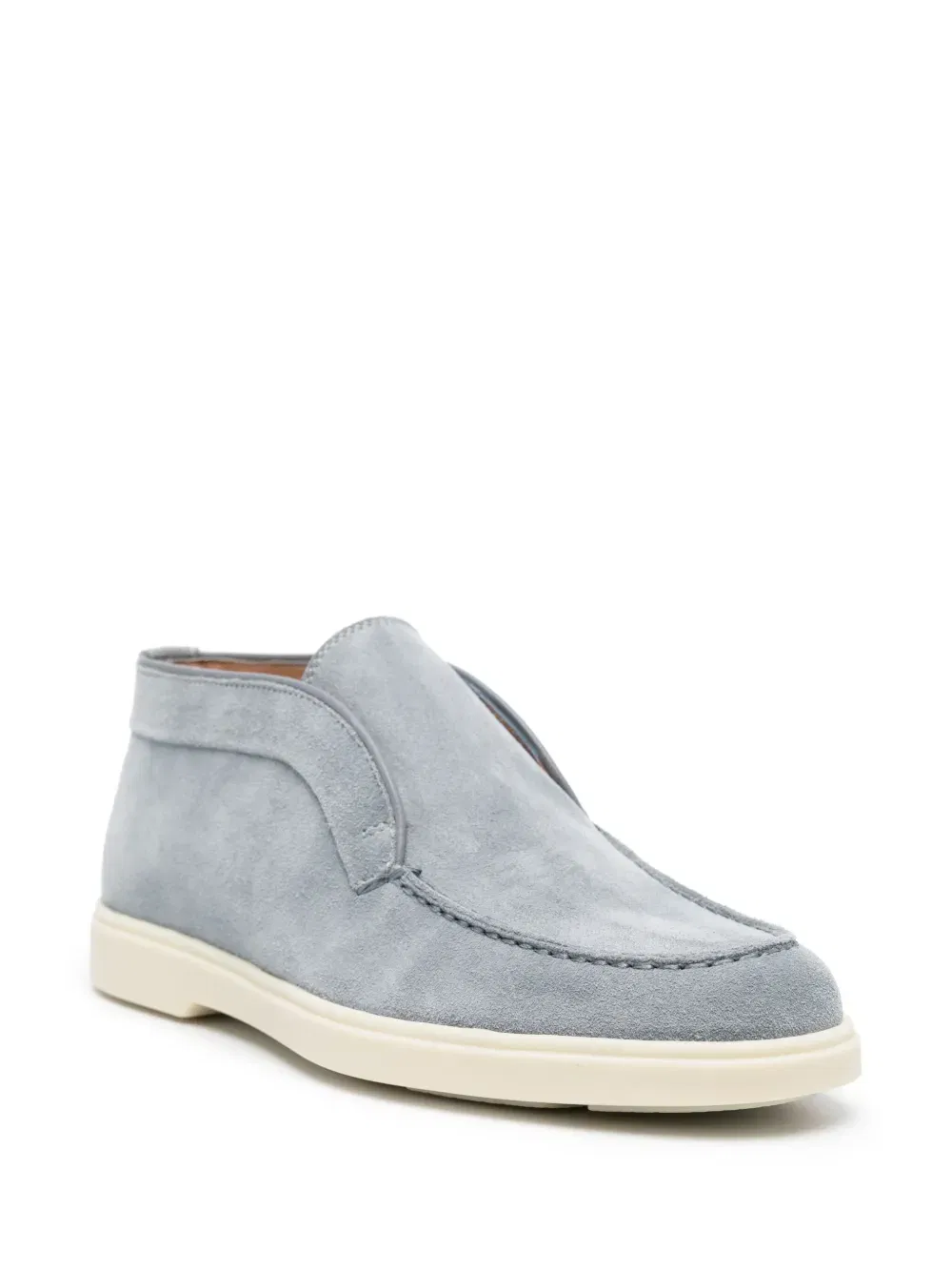 slip-on suede boots