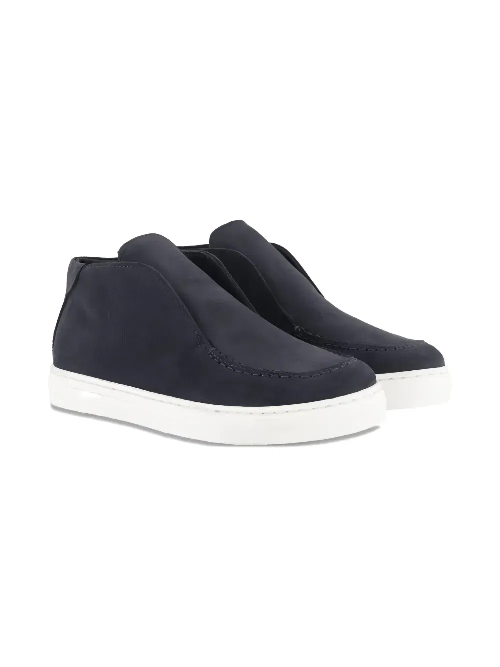 slip-on suede boots