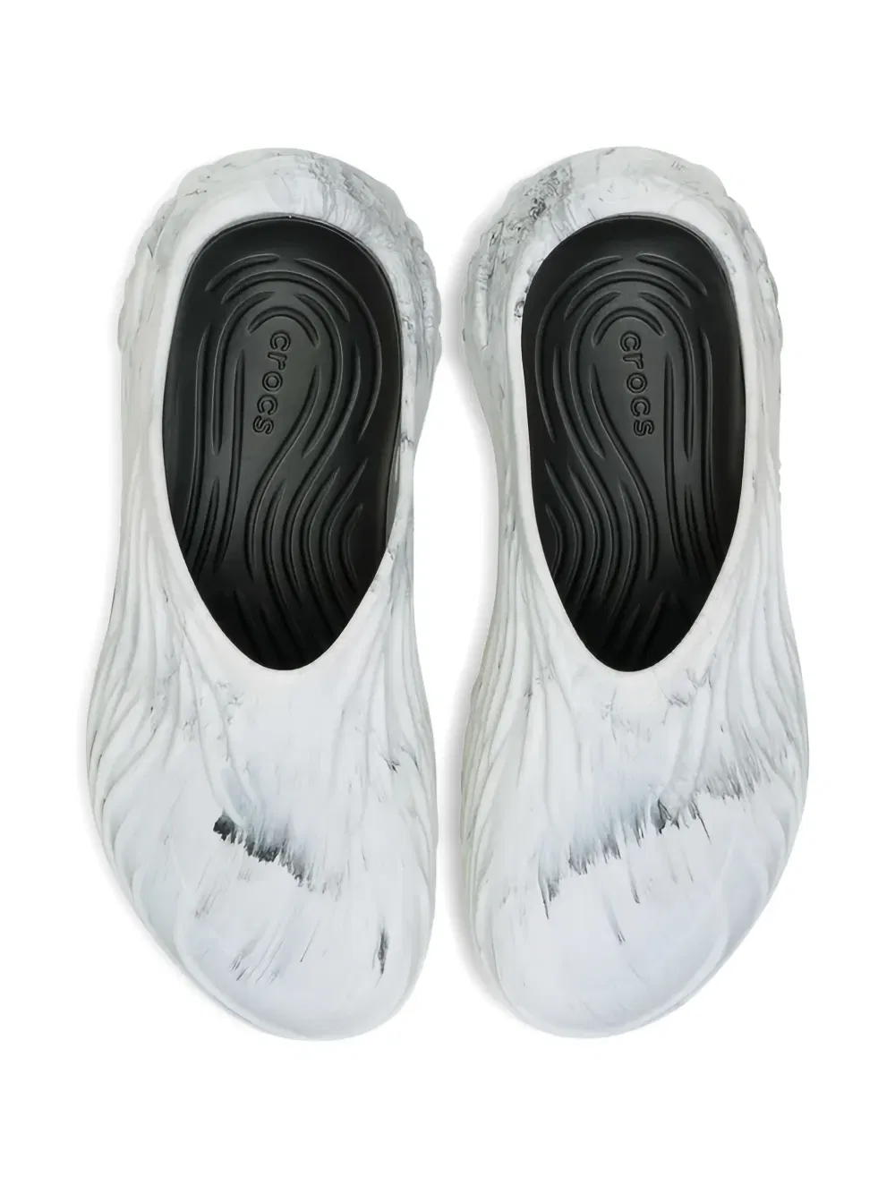 Echo Wave Marbled White clogs