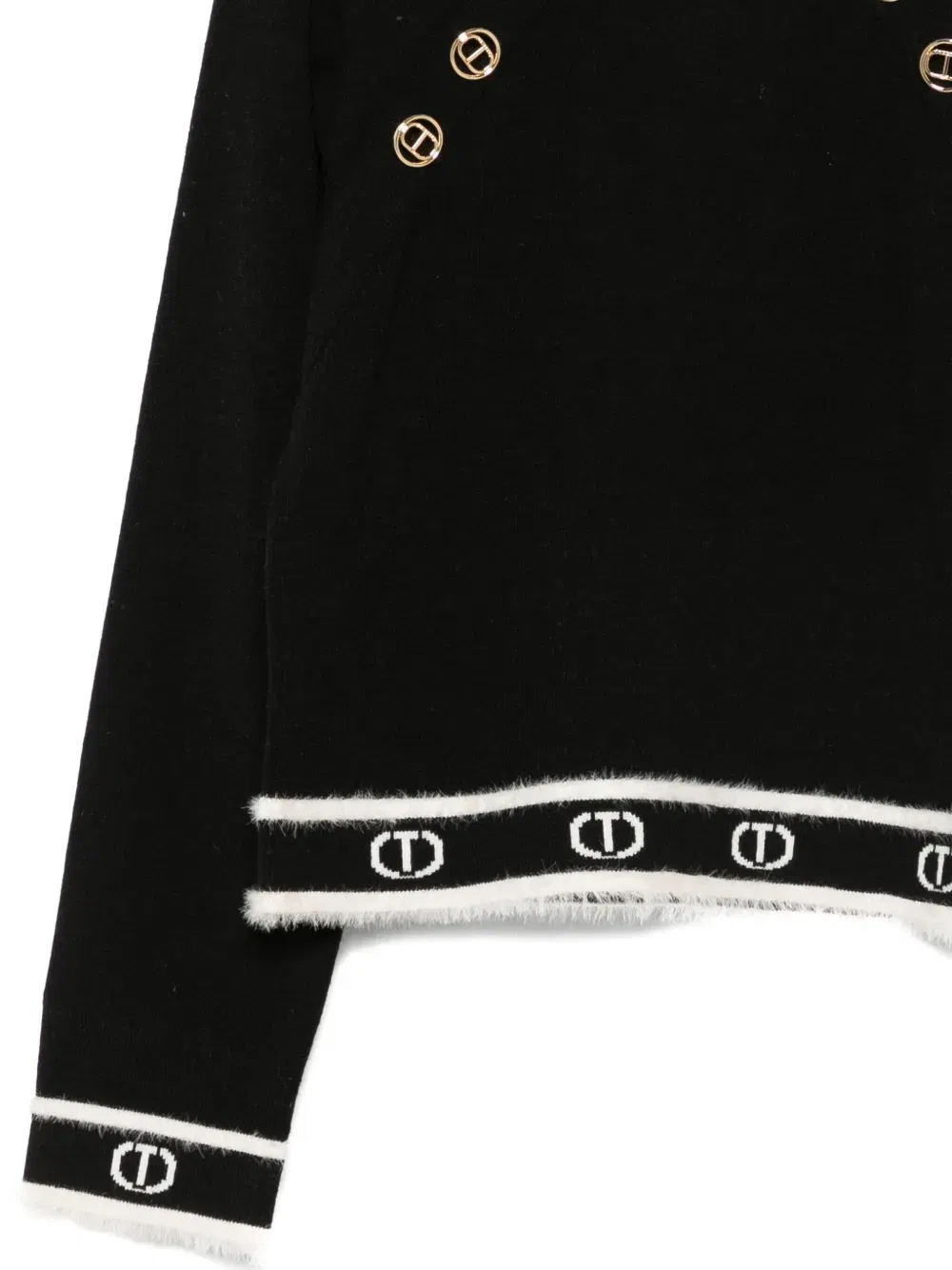 button-detail sweater