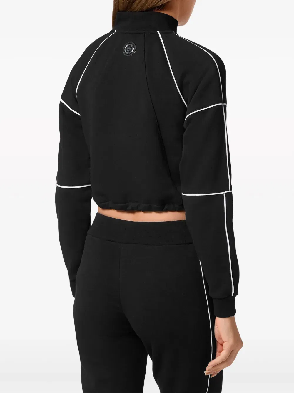 logo-print cropped sweatshirt