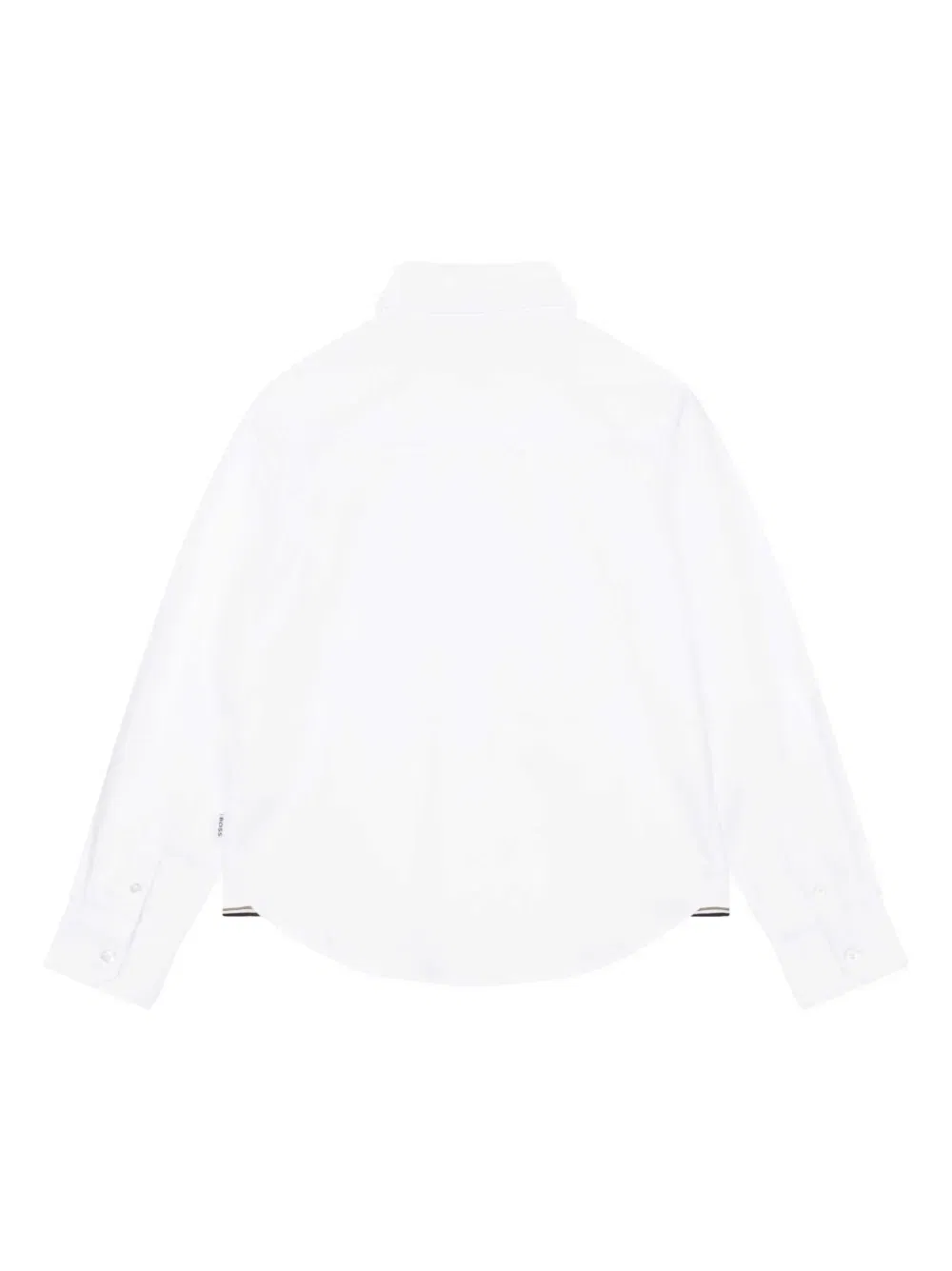 logo-embroidered long-sleeve shirt