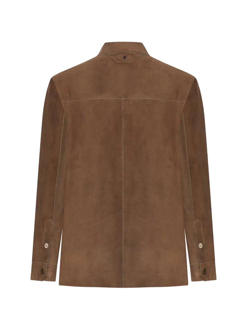 button leather jacket