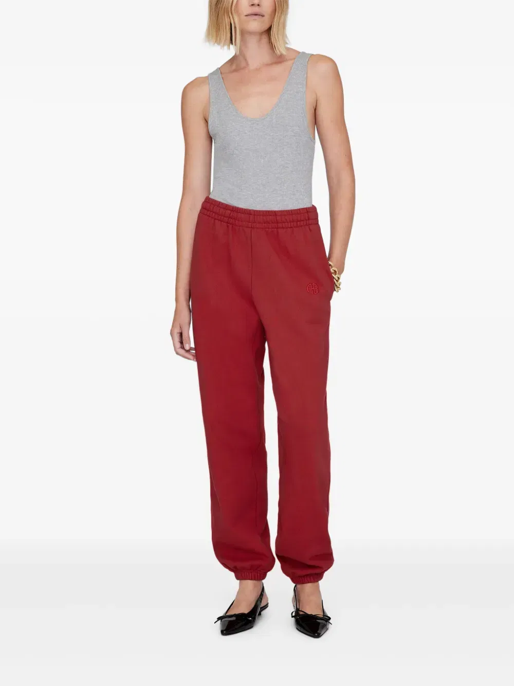 logo-embroidered sweatpants