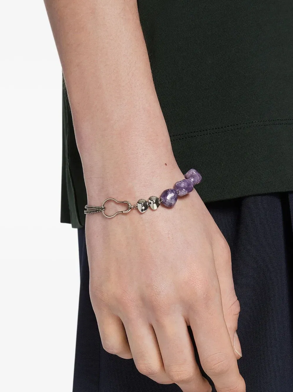 stone chain bracelet