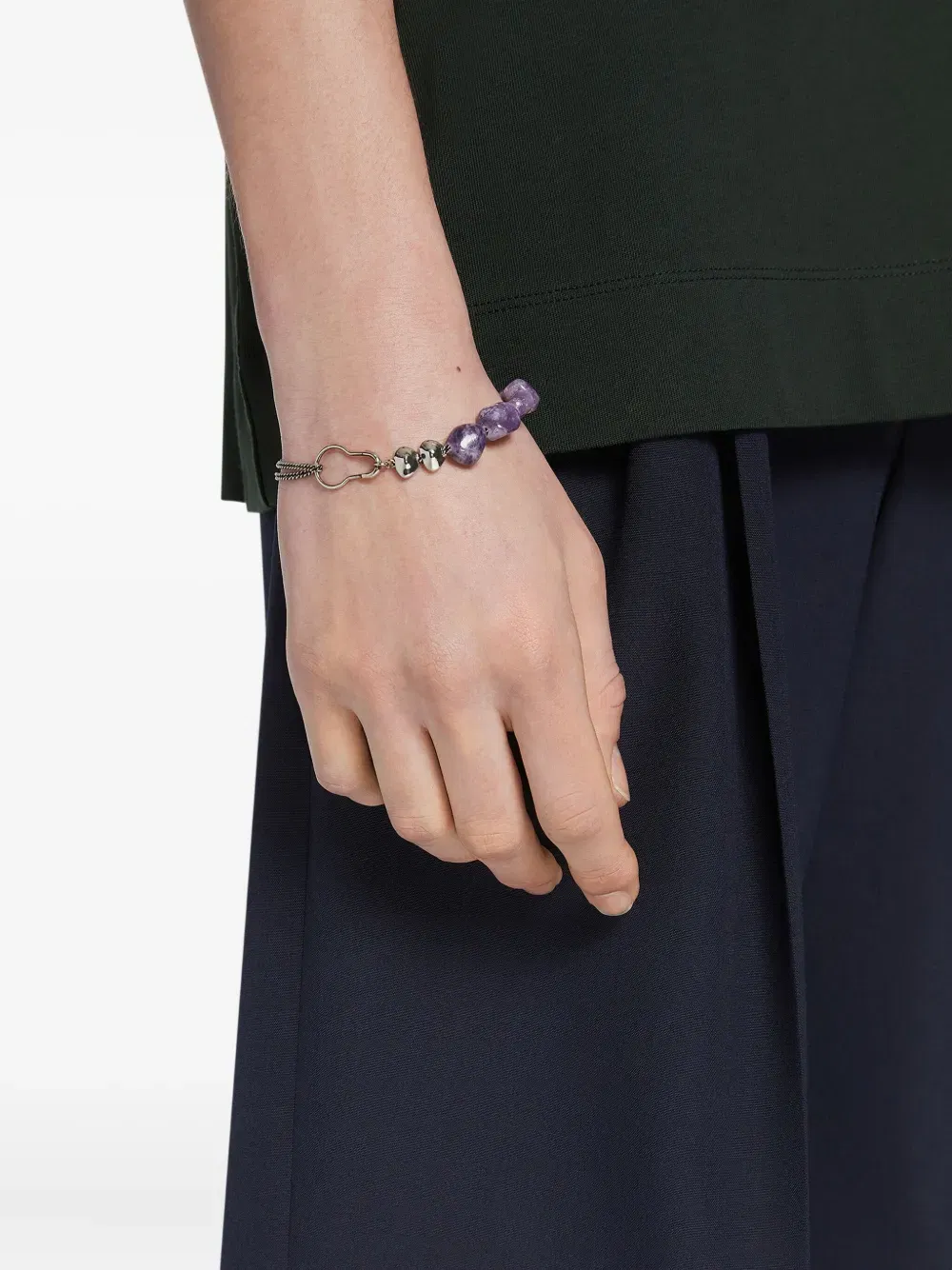 stone chain bracelet