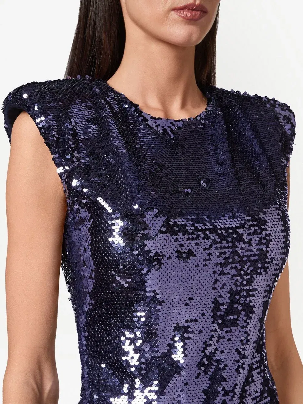 sequin-embellished sleeveless dress