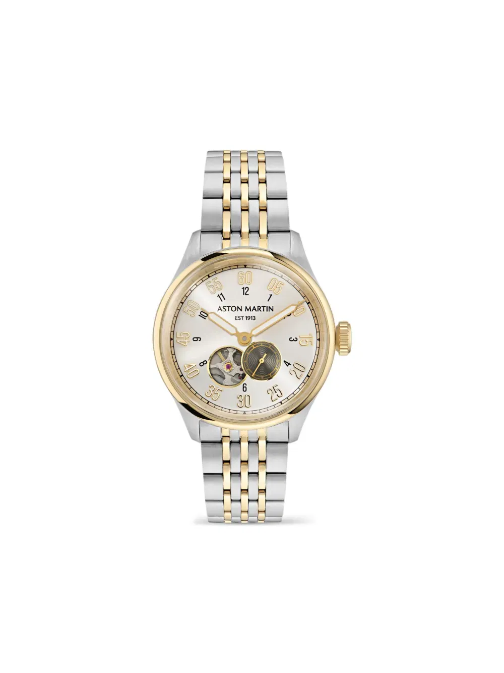 Two Tone Silver Dial 41mm watch