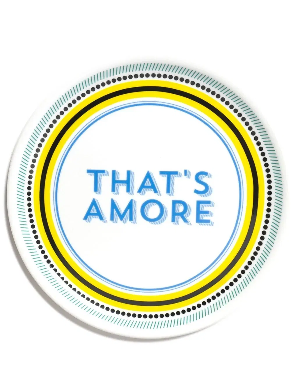 6 piece That's Amore pizza plate set