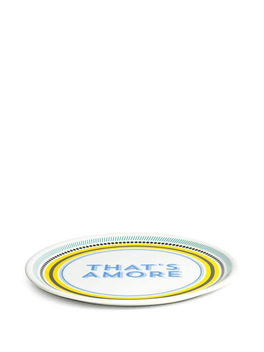 6 piece That's Amore pizza plate set