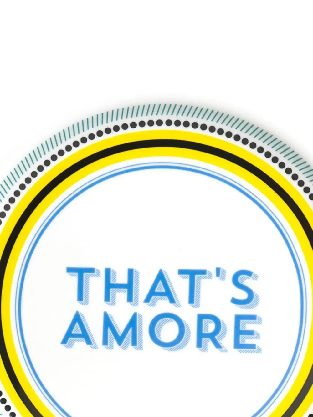 6 piece That's Amore pizza plate set