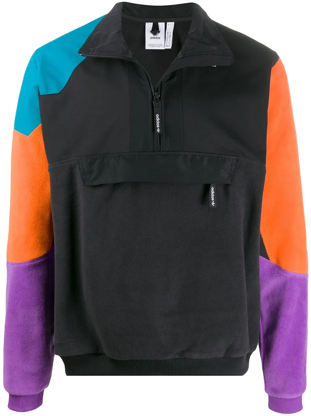 colour blocked sport jacket