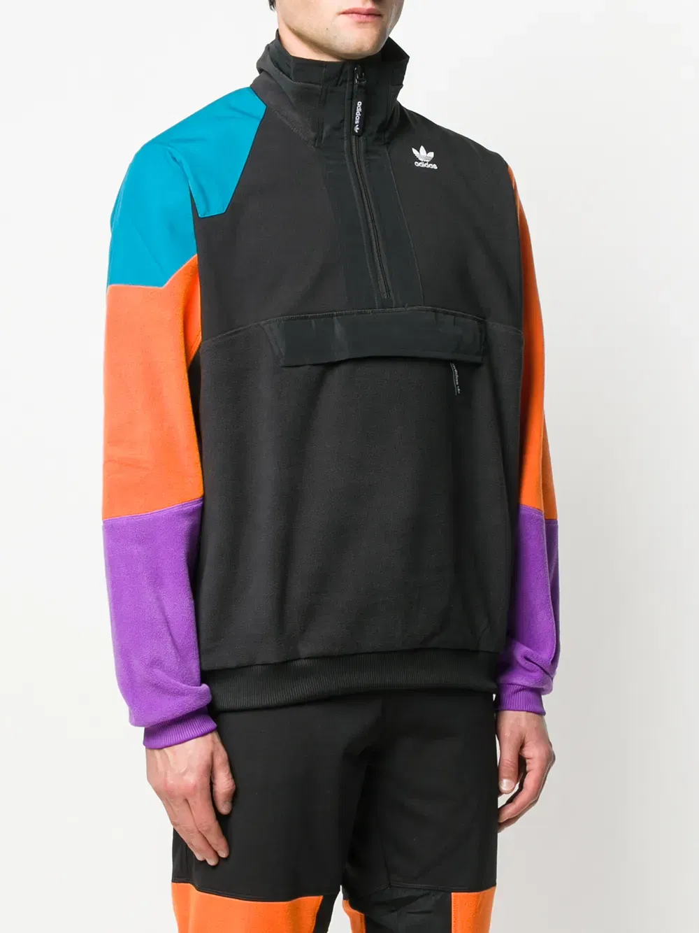 colour blocked sport jacket