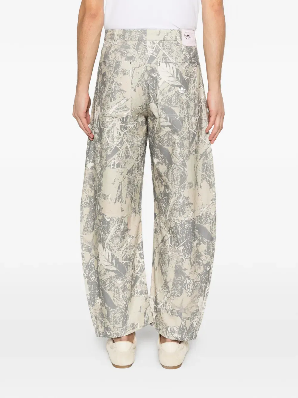 camouflage-pattern cargo pants