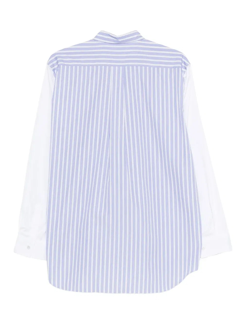 striped colour-block shirt