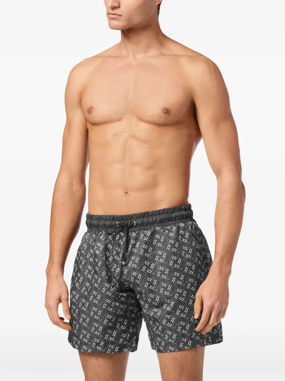 monogram-print swim shorts