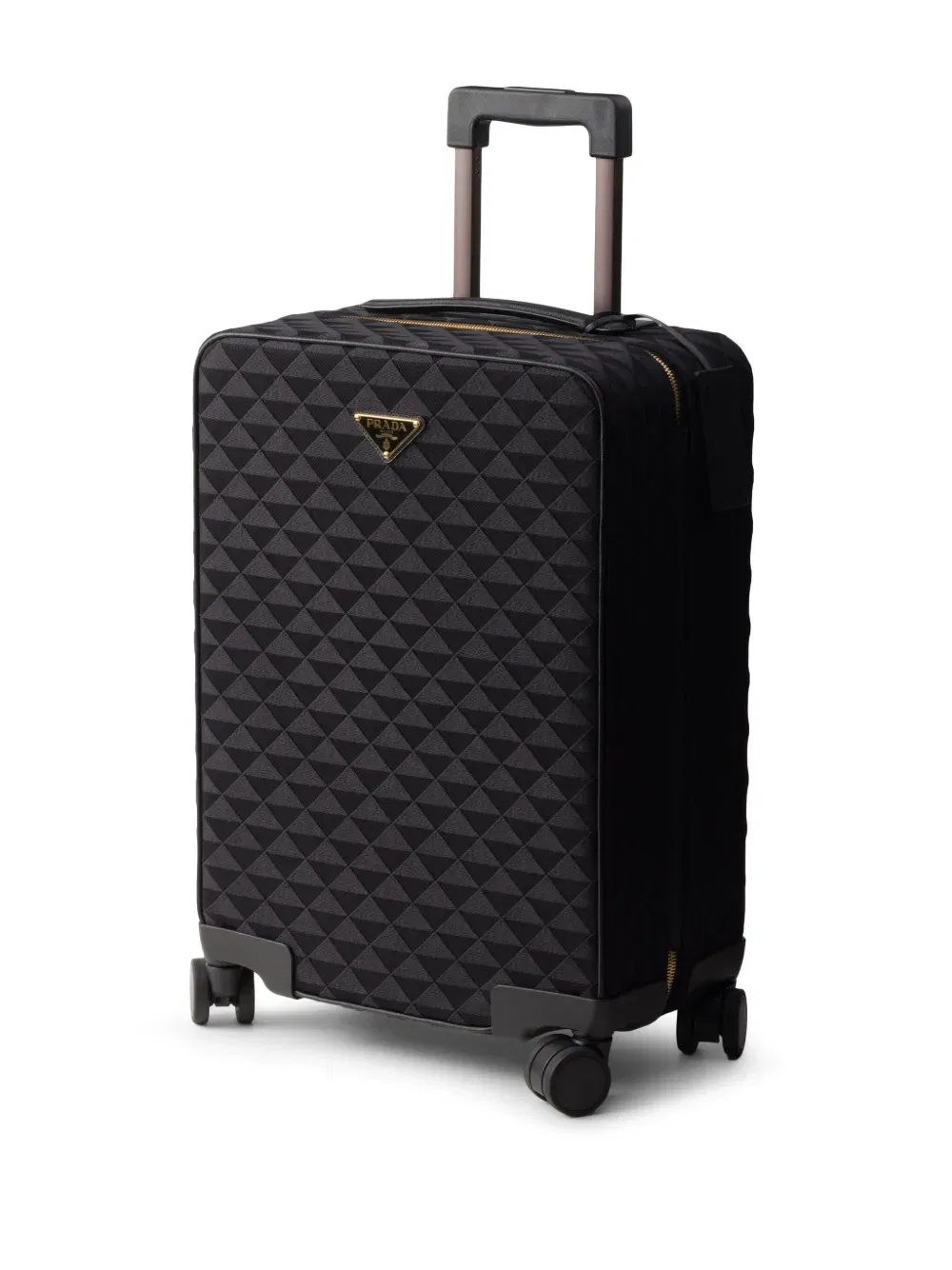 triangle-logo embroidered trolley