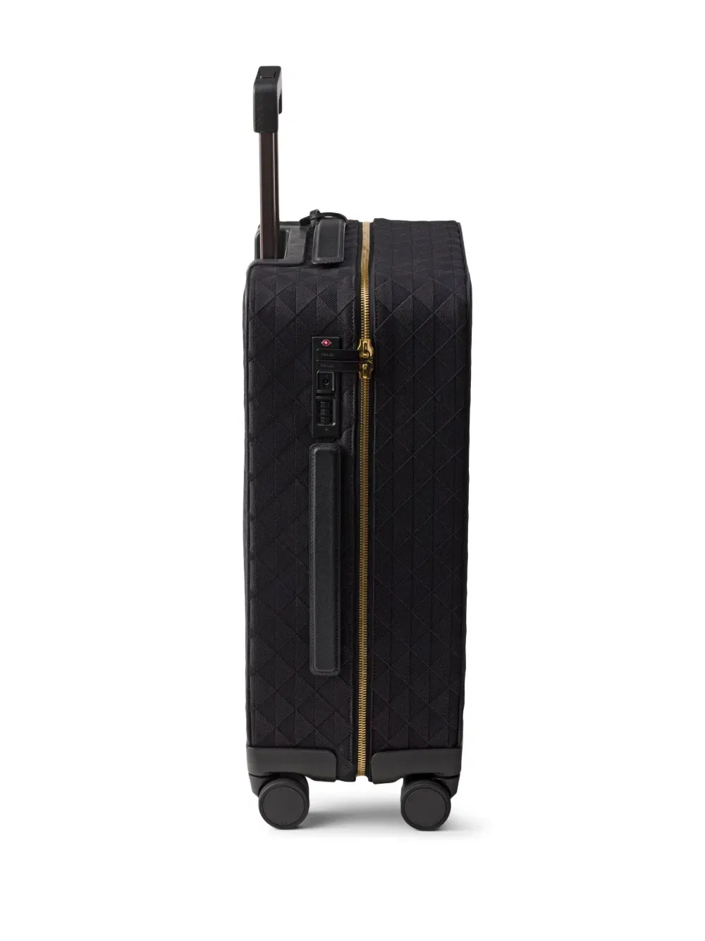 triangle-logo embroidered trolley