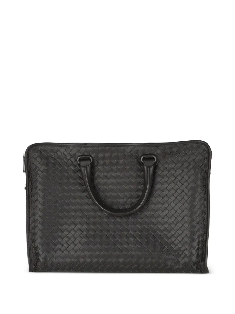woven leather briefcase