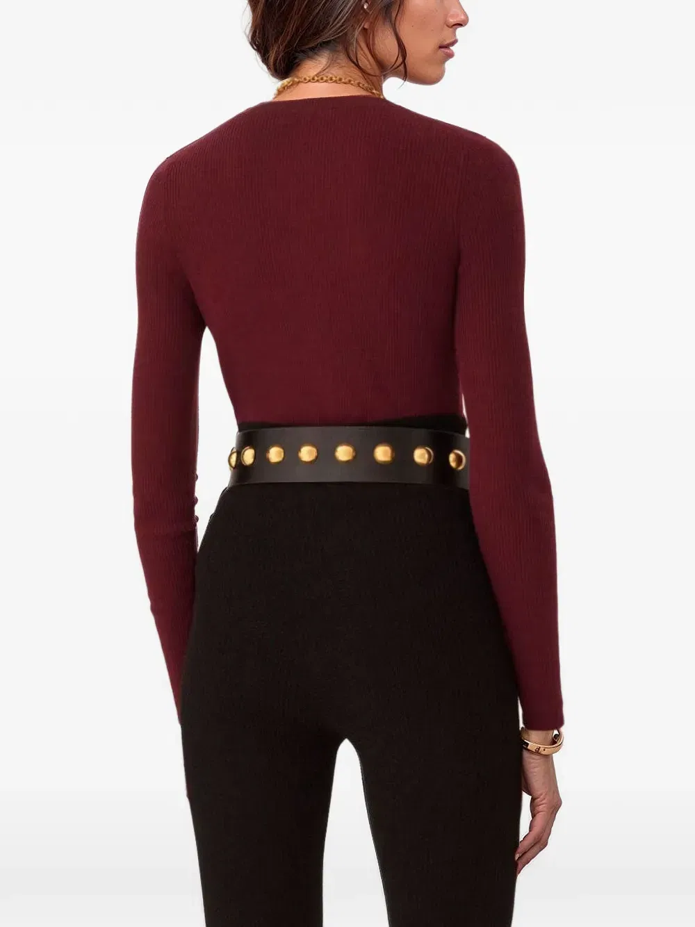 ribbed Henley T-Shirt