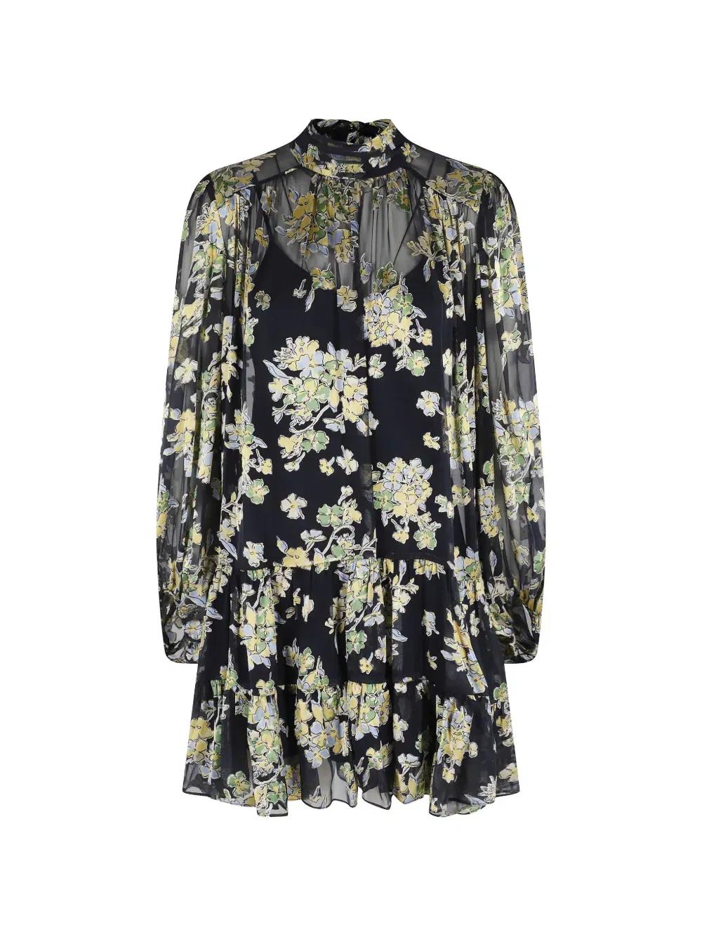 Anaya floral-print mini dress