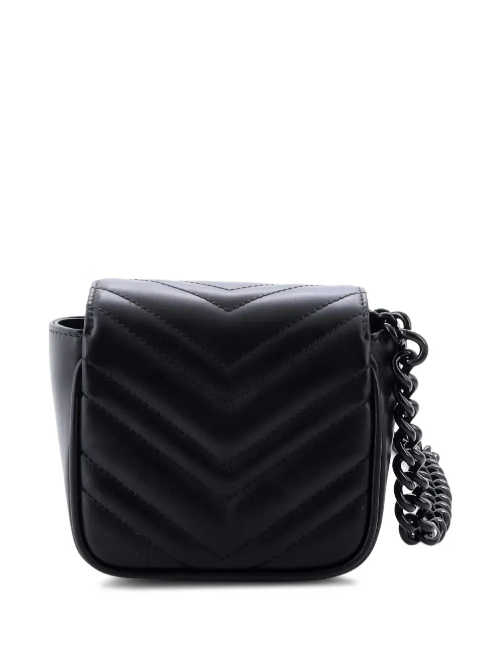 GG Marmont Flap Matelasse Leather Mini belt bag