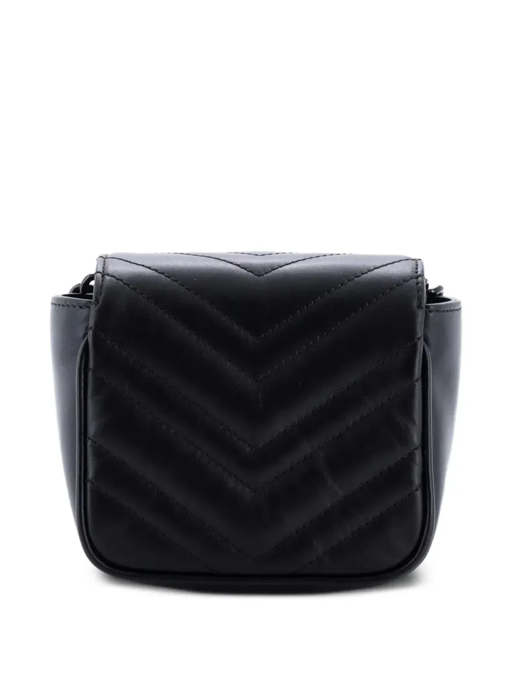 GG Marmont Flap Matelasse Leather Mini belt bag