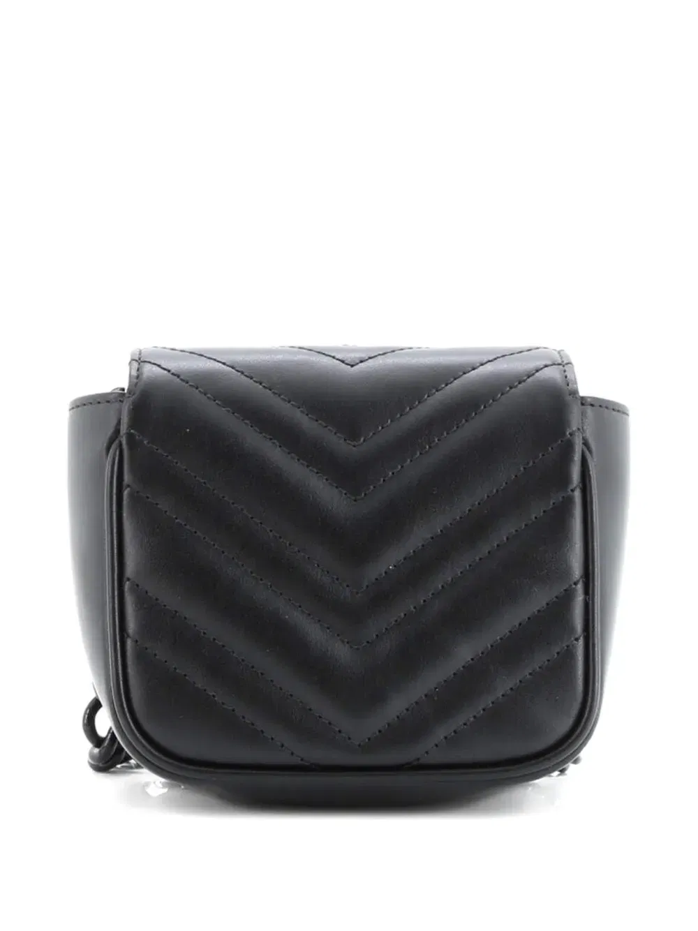 GG Marmont Flap Matelasse Leather Mini belt bag