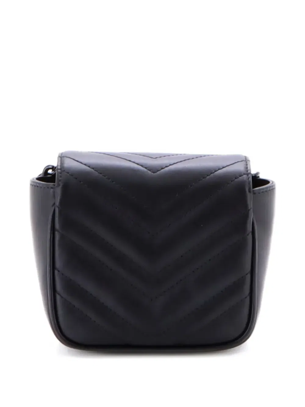 GG Marmont Flap Matelasse Leather Mini belt bag