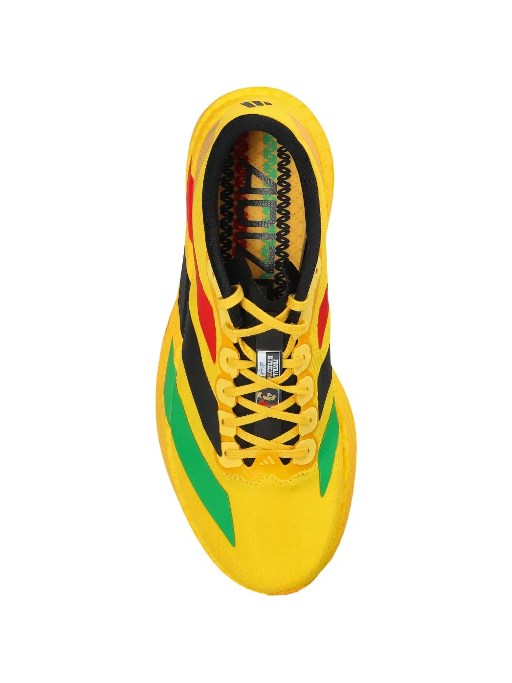 xBob Marley Jamaica 26 Adizero Evo Sl striped sneakers