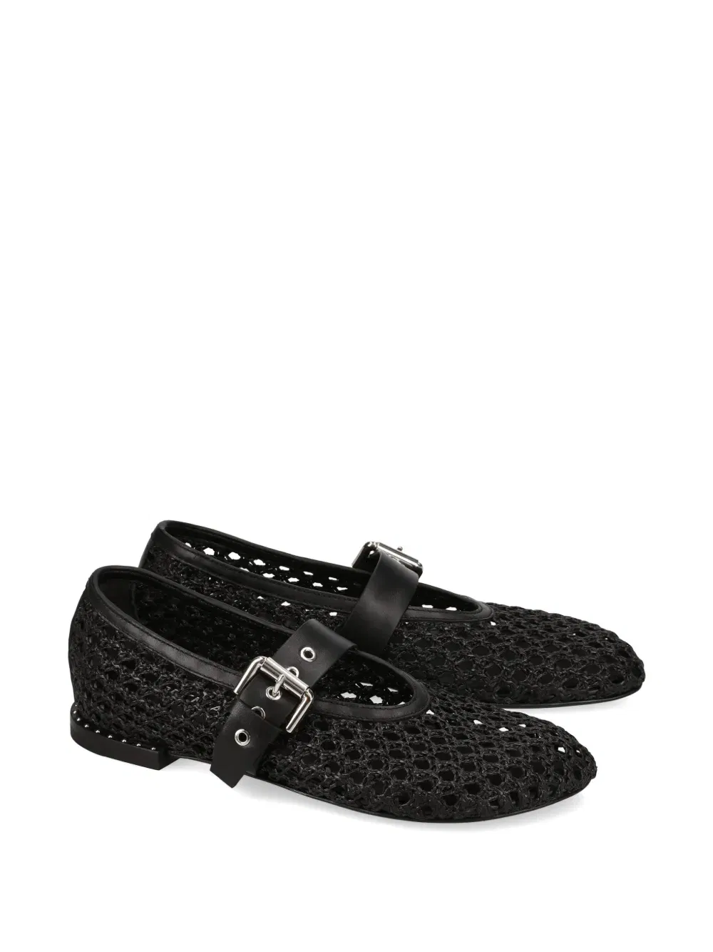 interwoven ballet flats
