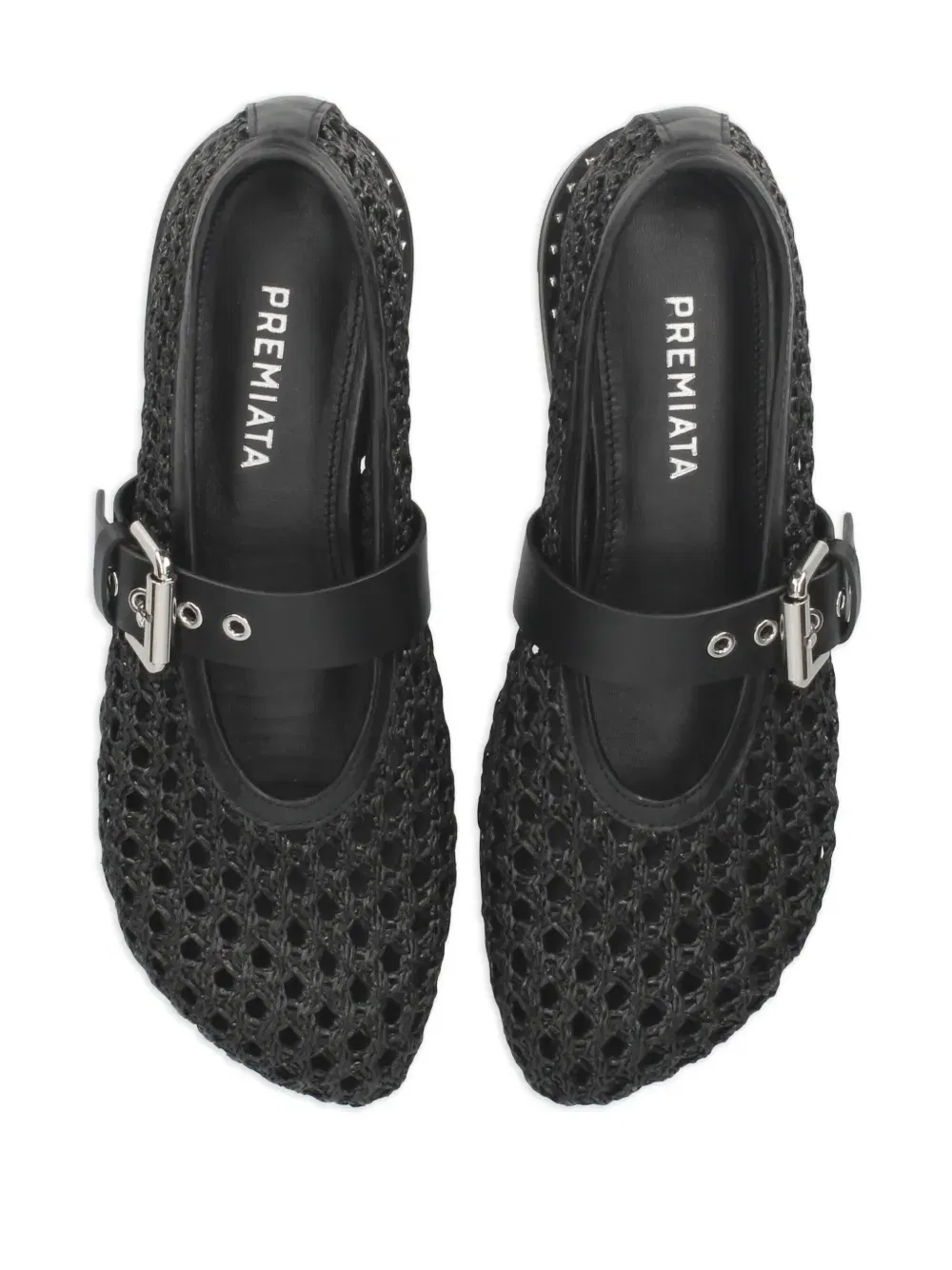 interwoven ballet flats