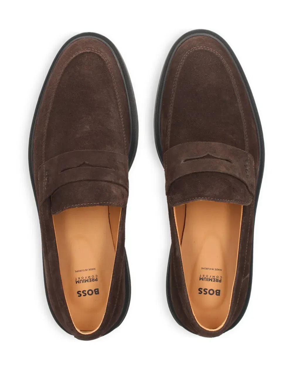 penny-strap loafers