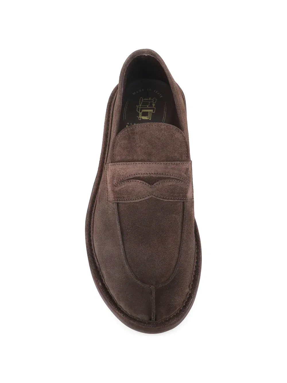penny-strap loafers