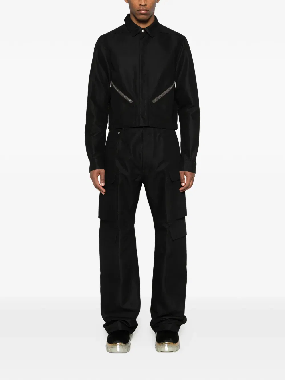 cargo-pocket jeans