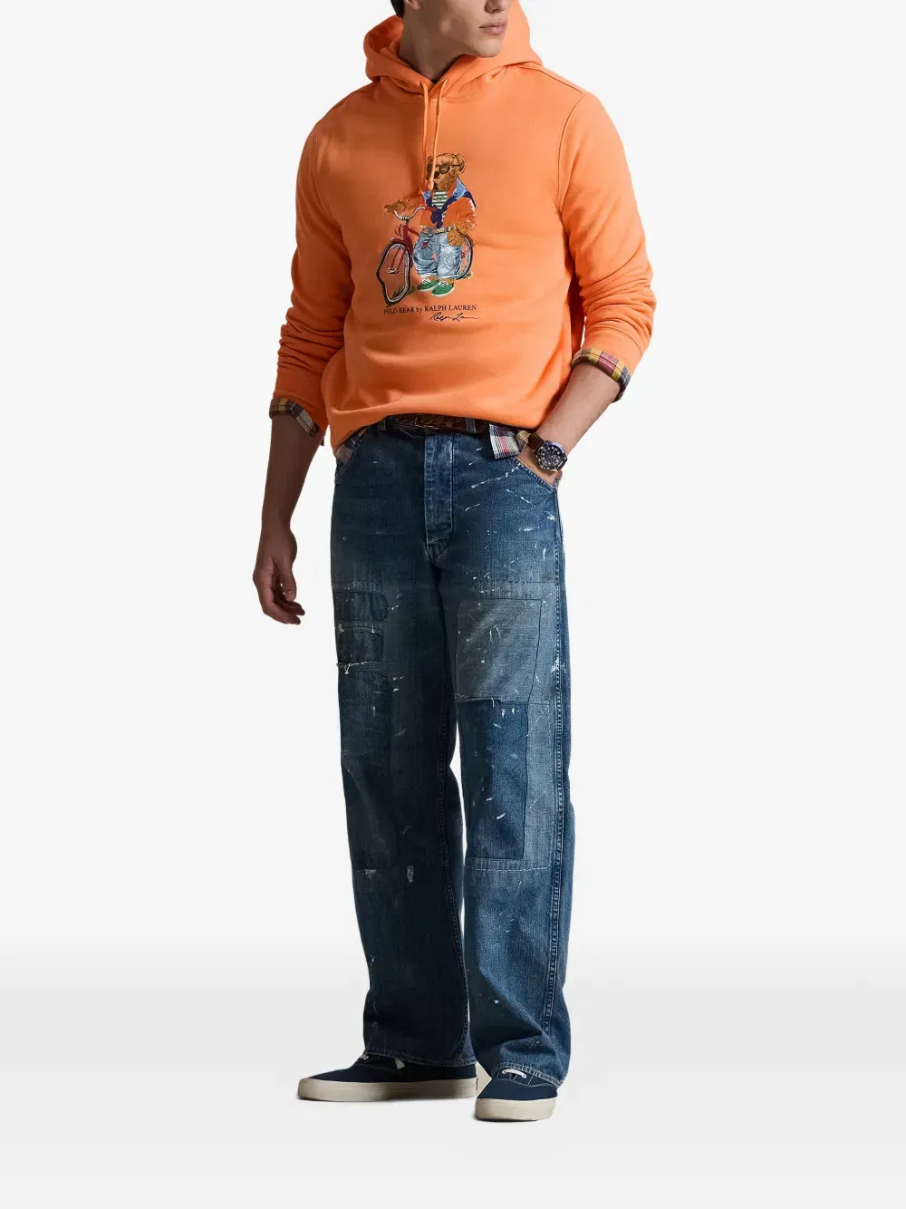 Polo Bear graphic Hoodie