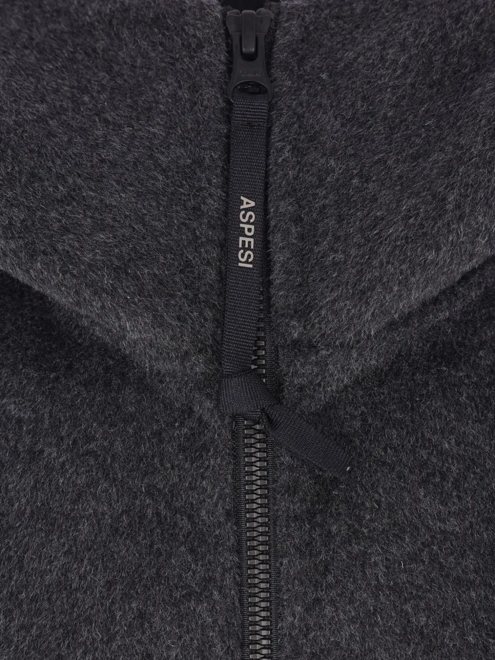 hooded double-slider zip coat