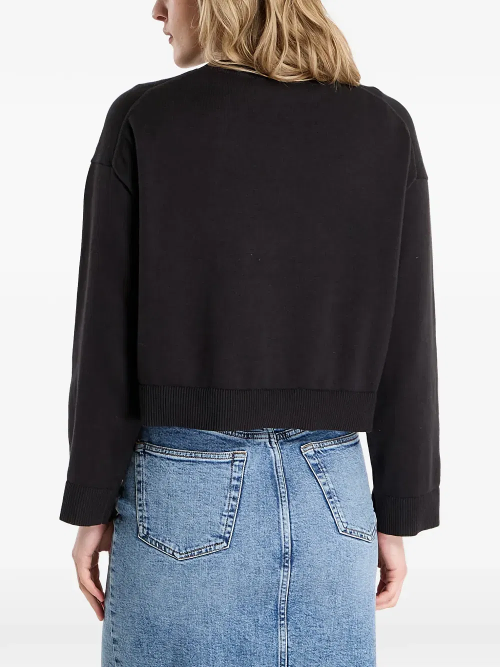 long sleeve logo sweater