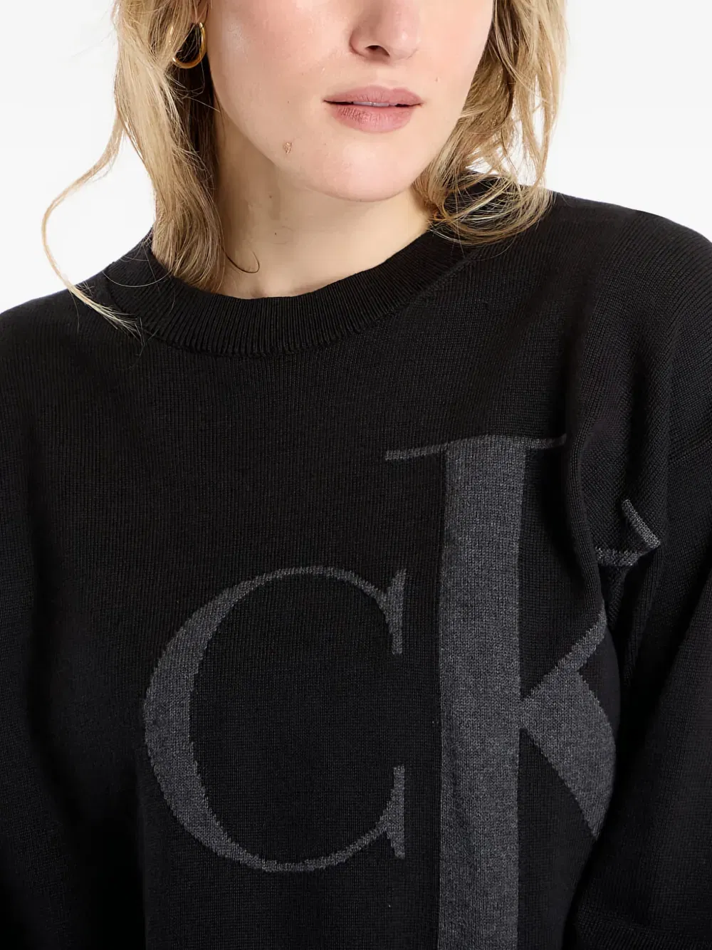 long sleeve logo sweater